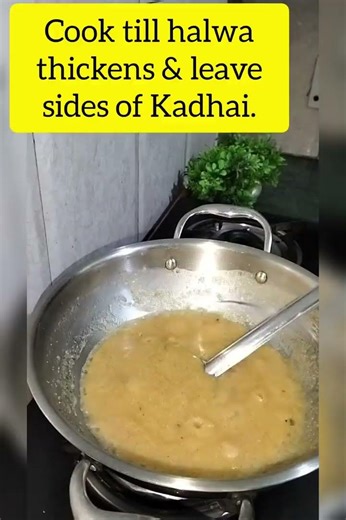 Sweet, soft & ready in minutes 😍 Try this easy Rava Halwa at home!