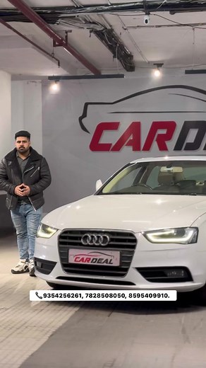 Audi A4 Premium Plus • 2014 Model • Single Owner • Fully Insured • Topend Model • Diesel Car • Delhi Regt. • New Tyres • Sunroof • 77000 km Runup • DRL Lights • Well Maintained Car • Price 8.90 Lakh • Call 9810206029 , 8595408071 , 9354256261 , 8595409910..Sell your car @cardeal.nsp in one Call/Visit: Contact 📞 9810206029 | CarDeal