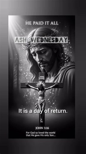 Ash Wednesday: Dust to Dust, But Loved | Return to God Today ✝️ #jesus #jesuschrist #jesussaves