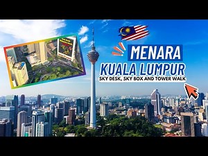 Inside Menara KL Tower! 🇲🇾 Stunning Kuala Lumpur Skyline & Observation Deck Tour