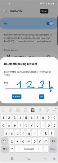 Us Air Compressor Bluetooth pairing Android BT3.0