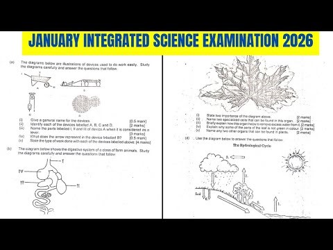 BECE January 2026 Integrated Science Mock 1 Questions and Answers