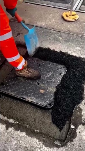 Asphalt Cold Patch: Fix Potholes Fast! #RoadRepair #AsphaltPatch #DIYFix