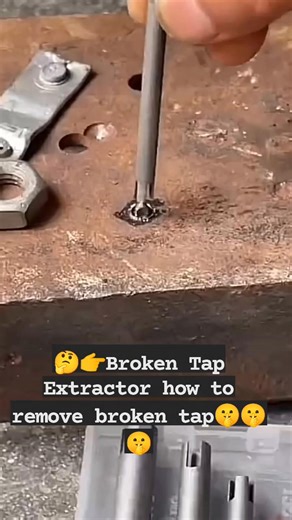 3 comments | 樂Broken Tap Extractor how to remove broken tap狼狼狼 #highlights2025 #highlightsシ゚ #views1m #fabrication #tigwelding #mechanics #mechanicslife #migwelding #DIYTools | Oliver Zamora | Facebook