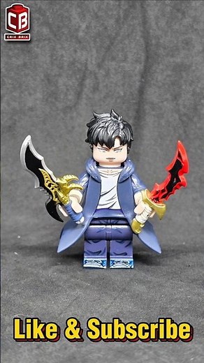 LEGO SOLO LEVELING SUNG JIN WOO MINIFIGURE DUAL DAGGER UNOFFICIAL