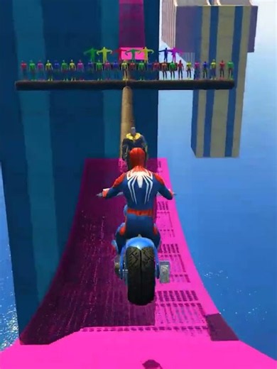 الرجل العنكبوت انقاذ باتمان Spider-Man Rescue batman vs iron man vs venom funny Game GTA 5 superhero