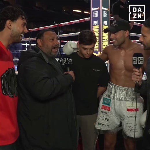 Prince Naseem Hamed: "He can have his daddy's name, but he can never put all of that work that he does from his dad." 🥹#ItaumaFranklin | Live NOW on DAZN ▪️