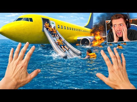 LIPÃO pousou um AVIAO NA AGUA - Cabin Crew Life Simulator