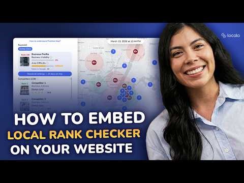 How to Add a Local Rank Checker Widget to Your Website (Webflow Embed – Localo)