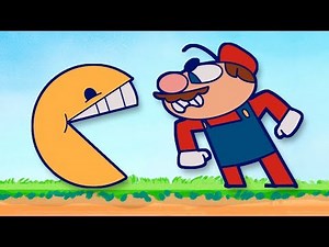 Pac-Man vs Super Mario
