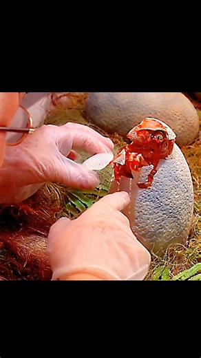 T-Rex Hatching From Egg 🦖🥚 | Epic Dinosaur Birth Scene | Movie Clip #shorts #trending #viral