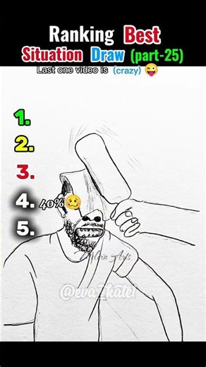Ranking the best situation draw (part-25)😜😂👍#shorts #ranking #funny