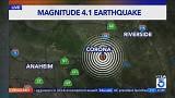 4.1 magnitude quake hits Southern California