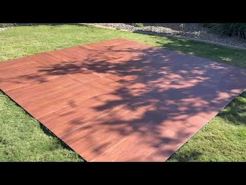 12x12 Dance Floor Setup on Grass | Goodyear Event Rentals (Litchfield Park, AZ)