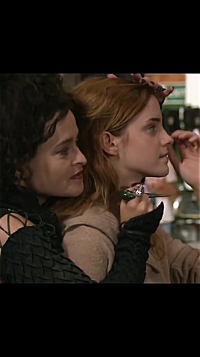 Bellatrix and Hermione Behind the Scenes: Torture and Comfort