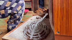 19K views · 144 reactions | Chinese countryside craftsman sand sasting a perfect aluminum colander spoon from start to finish 籠 #HandyZhu #handmade #metalwork #aluminum #spoon | Handy Zhong | Facebook