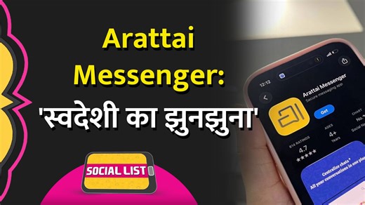 Zoho का Arattai Messenger इन दिनों वायरल है. सोशल मीडिया पर इसके बारे में खूब बातें चल रही हैं, लोग इसे WhatsApp और Telegram का Desi Alternative बता रहे हैं. Made in India कह लोग इसकी तारीफ भी कर रहे हैं. साथ ही कई यूजर्स ने शिकायत भी की कि उन्हें OTP नहीं मिल रहा है. एक यूजर ने इसे ‘स्वदेशी का झुनझुना’ भी बता दिया. #SocialList | The Lallantop