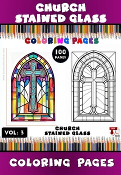 Unleash Your Creativity with Church Stained Glass Coloring Sheets Vol. 3