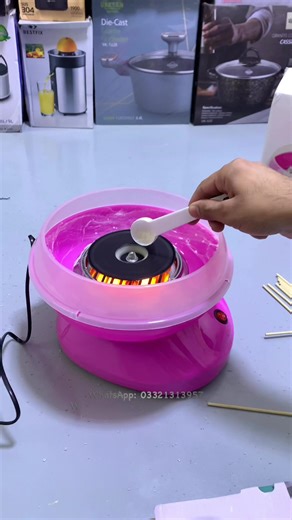Electric Cotton Candy Maker for Sweet Home Fun