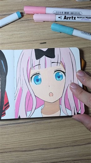 Chika Fujiwara #kaguyasama #fujiwara #art #drawing #shorts