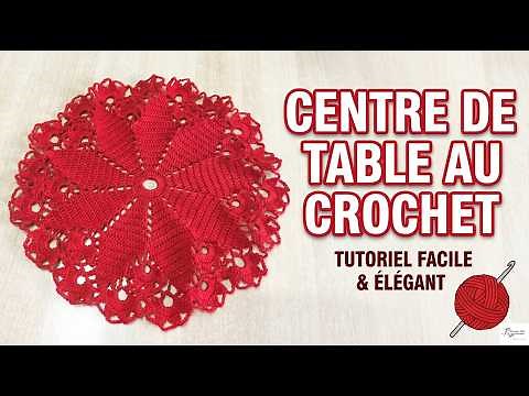 Crochet centerpiece tutorial @AlextitiaTutoCrochet