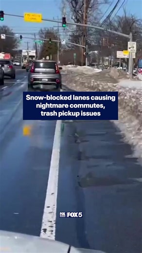 It's been the commute of nightmares for many around the nation's capital. Lanes still blocked by snow are causing delays as traffic is forced to merge to fewer lanes. Large snowbanks are also causing problems for trash pickup in some areas. | Fox 5 DC