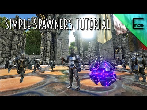 How to use Simple Spawners | Ark Survival Evolved Tutorial