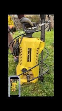Cleaning our patio with the Karcher K2 Pressure washerKärcher Pressure Washer, K2 Power Control, Max