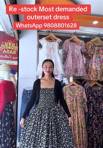 One piece dress with outer #sasafancycolletction #foryou #flyp #goviral #foryoupage