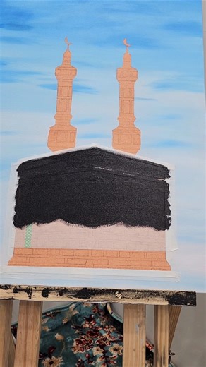 Art with me #kaaba #kaabah #art #shorts #short #artist #makkah #barakart