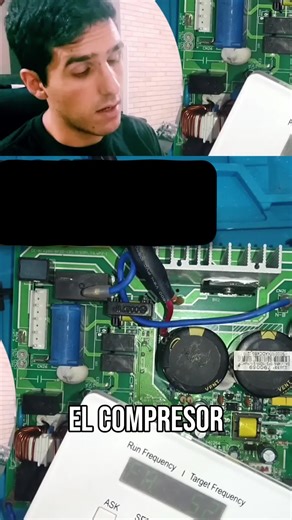 Compresor Arranca y Funciona Solución al Led Parpadea #inverter #fuenteconmutada #aireacondicionado #reparaciones #viral #inverted #IMP #fyp #