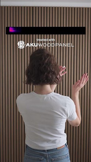 Test of 85% Sound Absorption: Acoustic Slat Wall Panels by Aku Woodpanel in Music Studio | Acoustics