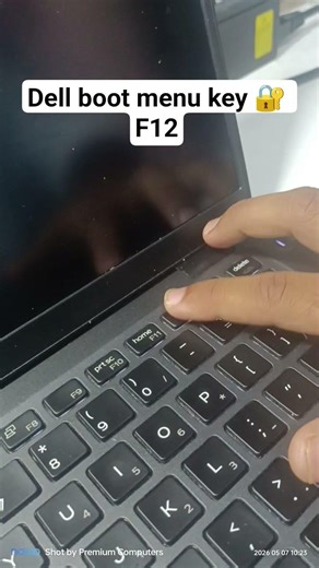 Dell boot menu key 🔐 F12 🫣