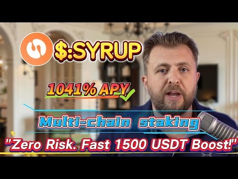 Mining Made Simple! Achieve 1040.85% Annual Yield with SYRUP Staking