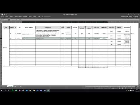 How to create Annual Operating Plans (AOPs) from an Excel template