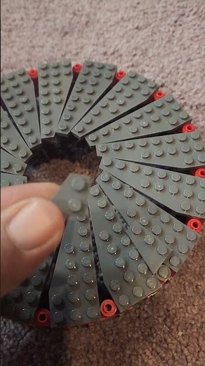 How to do a round roof for a Lego Silo.