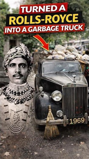 Rolls-Royce Into a Garbage Trucks Of India