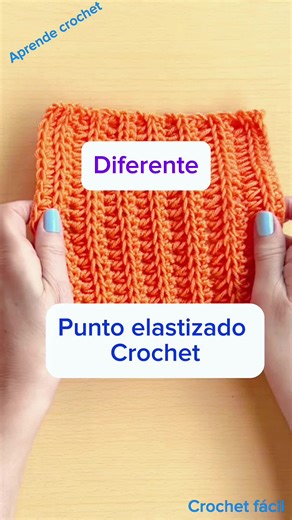 Punto Elástico: Tutorial de Crochet Reversible