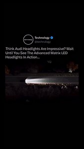 Audi has created headlights that let you drive with full brightness all the time, building each lamp from dozens of tiny LED segments that can be dimmed or turned off individually while a camera constantly scans the road ahead. The lights shape themselves in real time by casting moving shadows around oncoming cars, pedestrians, and even reflective traffic signs, leaving every other part of the road fully lit without glare or distraction. They can also adapt to speed and curves by widening, narro