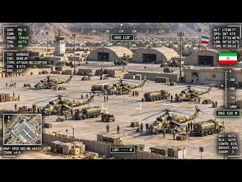 US Deep Strike Drone STRUCK Kharg Airport — Then Toufan Helicopters Destroyed | Simulation Arma 3