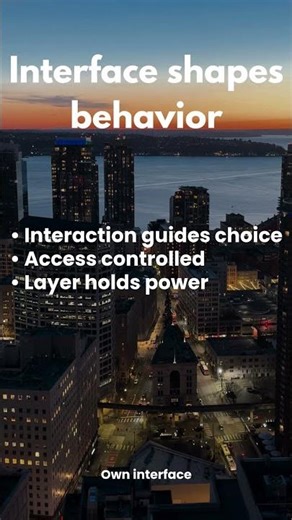 Interforce shapes behavior