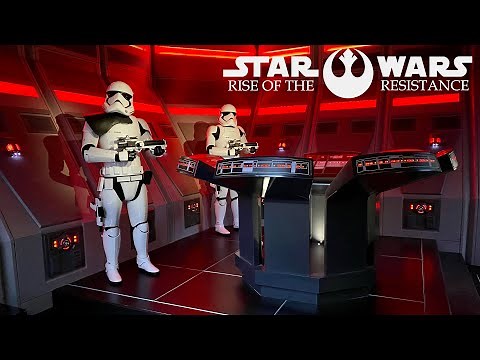 Star Wars Rise of the Resistance Ride, Galaxy's Edge, Disneyland Resort CA