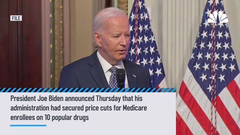 White House announces price cuts on 10 popular Medicare drugs