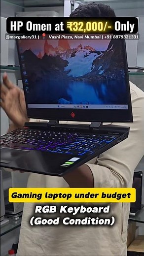 HP Omen i7 Gaming Laptop 🔥 GTX 1650 RGB Keyboard | Budget Gaming Beast #viral #gamingsetup #gaming