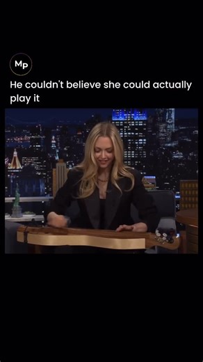 Mix.play on Instagram: "Amanda Seyfried impressed audiences on The Tonight Show with Jimmy Fallon by covering Joni Mitchell’s “California” while playing the dulcimer. Her gentle voice and confident playing caught Jimmy Fallon by surprise, and he couldn’t believe how well she could sing and play at the same time California by Joni Mitchell was released in 1971 on her acclaimed album Blue and was written during her travels in Europe, a time when she was experiencing homesickness and emotional refl