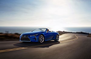 2021 Lexus LC convertible tops six figures, gorgeous design standard