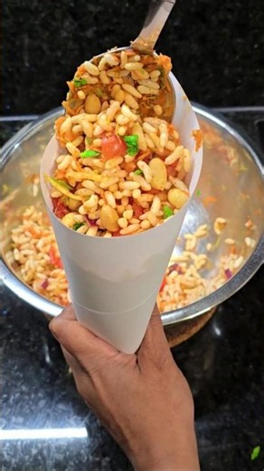 NO COOKING 2-minute Snack Recipe | Churumuri Snack Recipe (Puffed Rice Snacks)