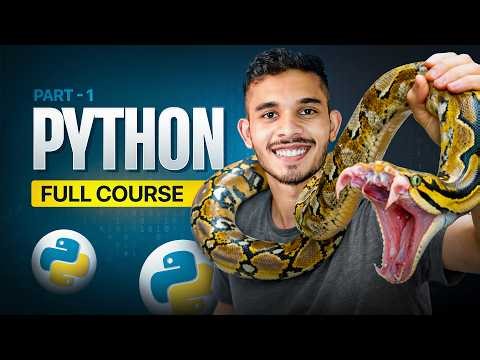 Python Full Course | Python Tutorial for Beginners | Part 1 | Sagar Chouksey