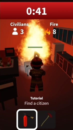 Roblox Firefighter Game #roblox #gaming #gamingshorts
