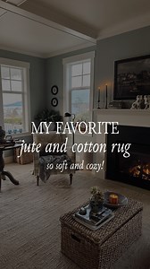 This rug is the coziest jute rug I’ve ever had. And good news it’s on sale! ✨ Rug source, rug pad, and room sources: https://liketk.it/4opYz ✨ It’s perfect for the pups and soft for little ones, too. It comes in several colors and sizes. | The Inspired Room
